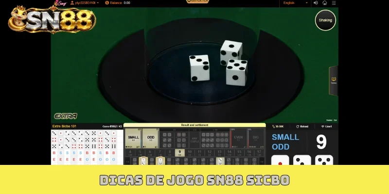 dicas de jogo SN88 Sicbo