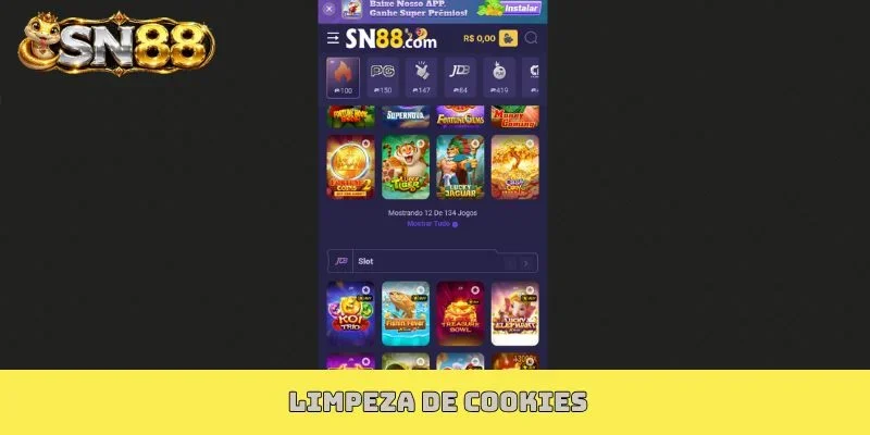 SN88 Login Não Funciona Solução