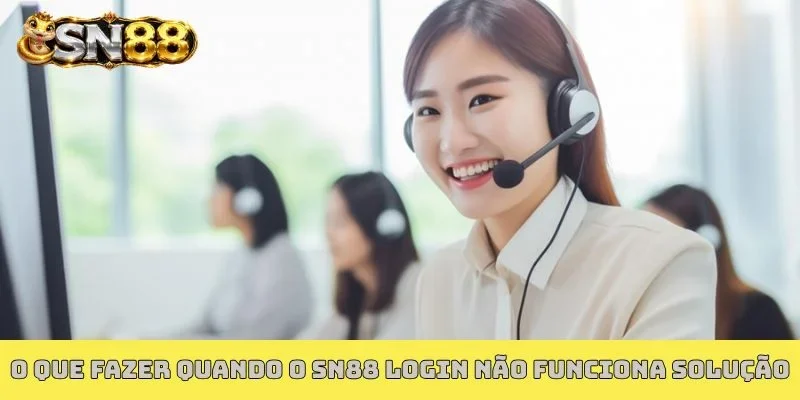 SN88 login não funciona solução - Suporte 24/7