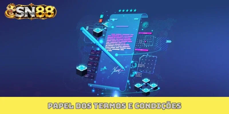 Papel dos termos e condições