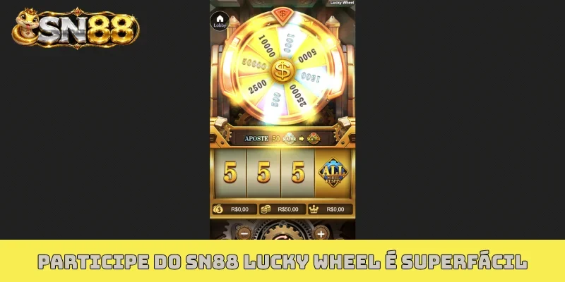Participe do SN88 Lucky Wheel é superfácil