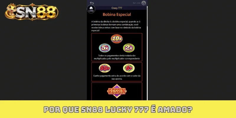 Por que SN88 Lucky 777 é amado?