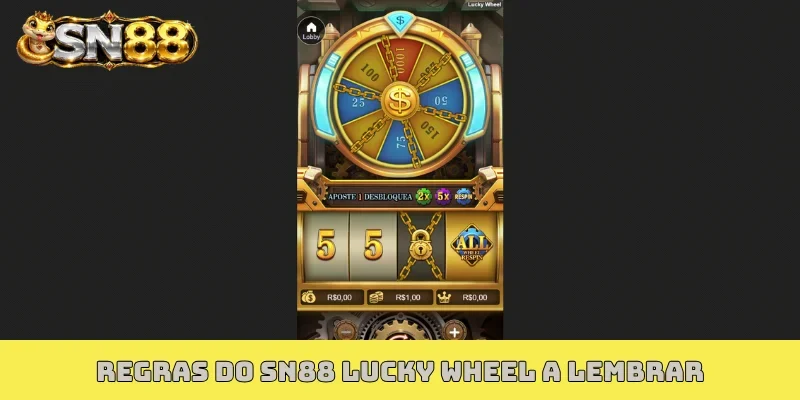Regras do SN88 Lucky Wheel a lembrar