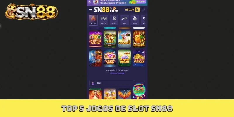 TOP 5 jogos de slot SN88