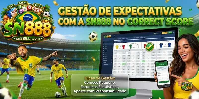 Estratégias profissionais para prever um Correct Score Gestão de expectativas com a Sn888 no Correct Score